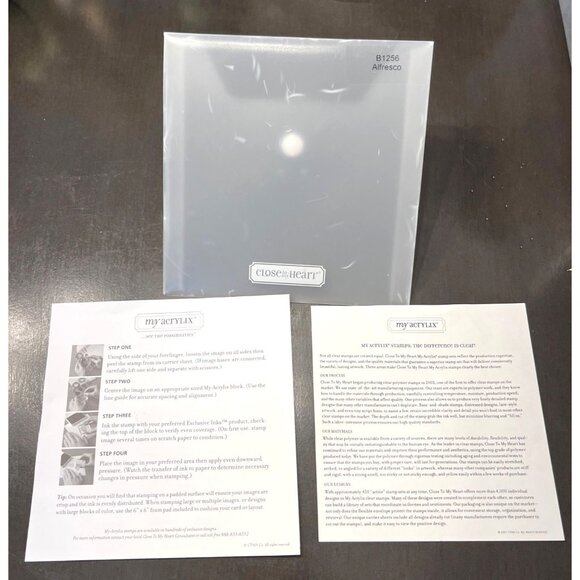 My Acrylix Alfresco B1256 Stamp Set - Picture 2 of 5